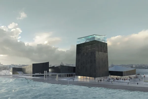 Guggenheim Museum Helsinki Visualisierung Winter
