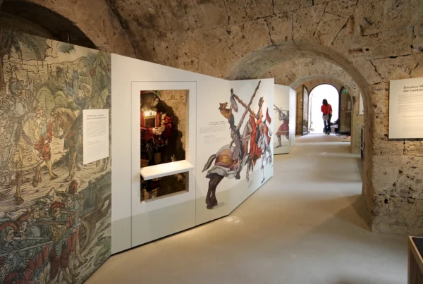 Artillerielaboratorium mit der Ausstellung