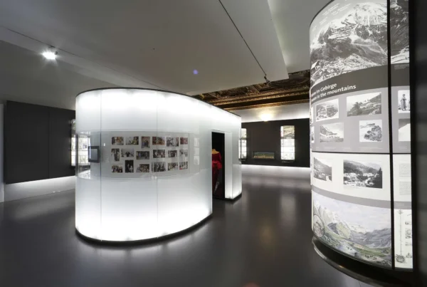 Ansicht der Ausstellung Mythos Salzburg