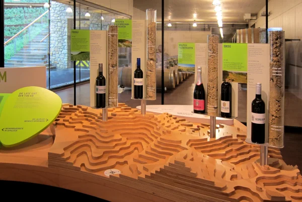 Ausstellungsraum Önologium Weingut Georgiberg