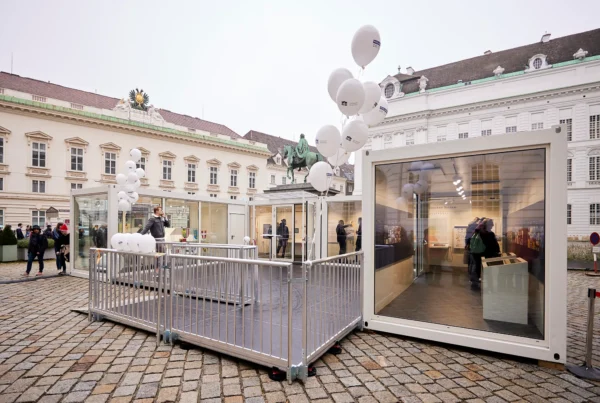 Außenansicht der Ausstellung