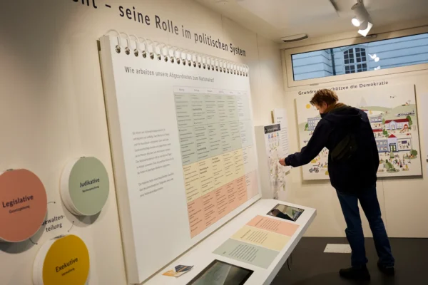 Wandgestaltung von Parlament on Tour